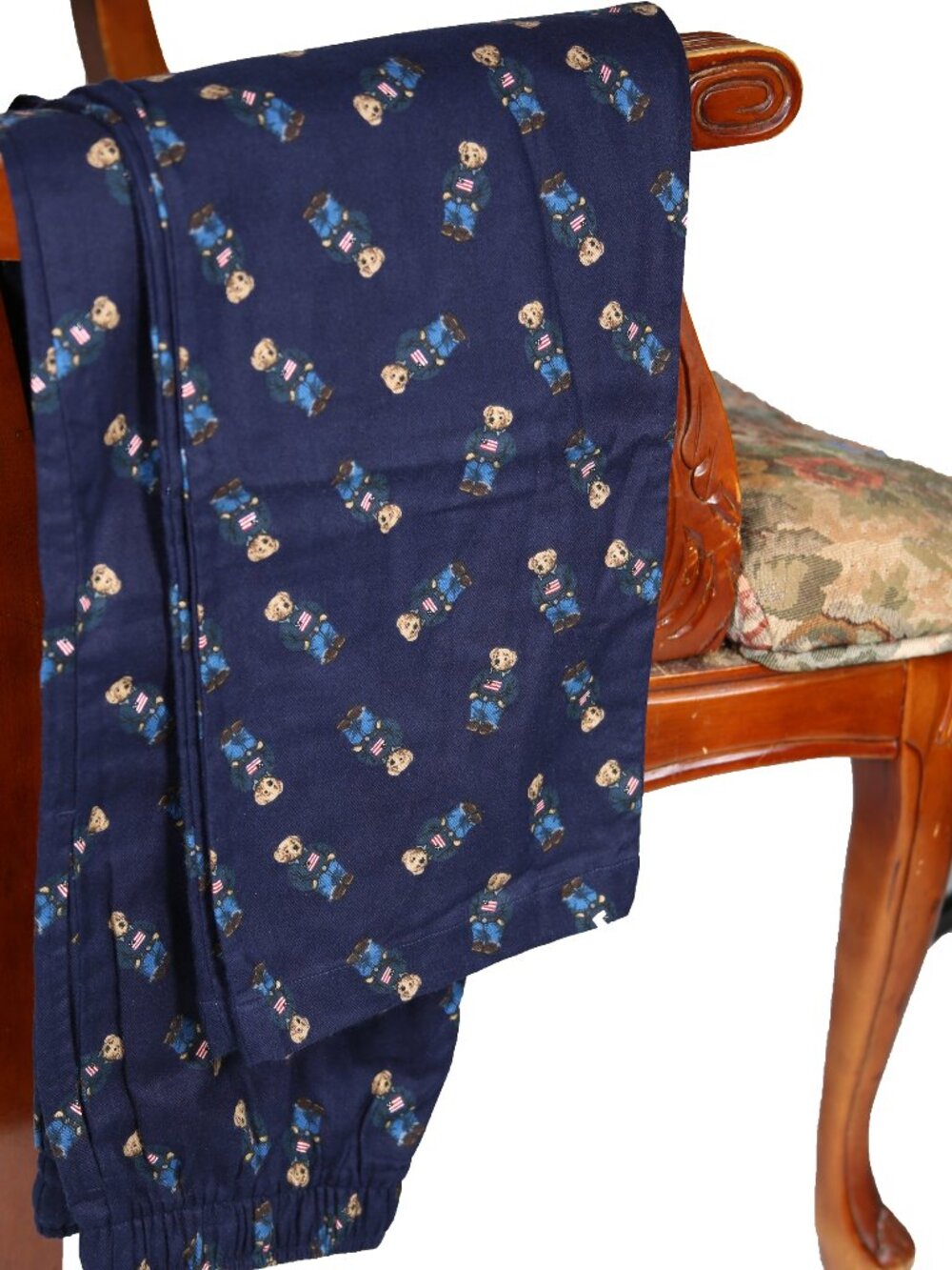 NWT Polo Ralph Lauren Men's Allover Polo Bear Pajama Pants Dark Navy MSRP $65